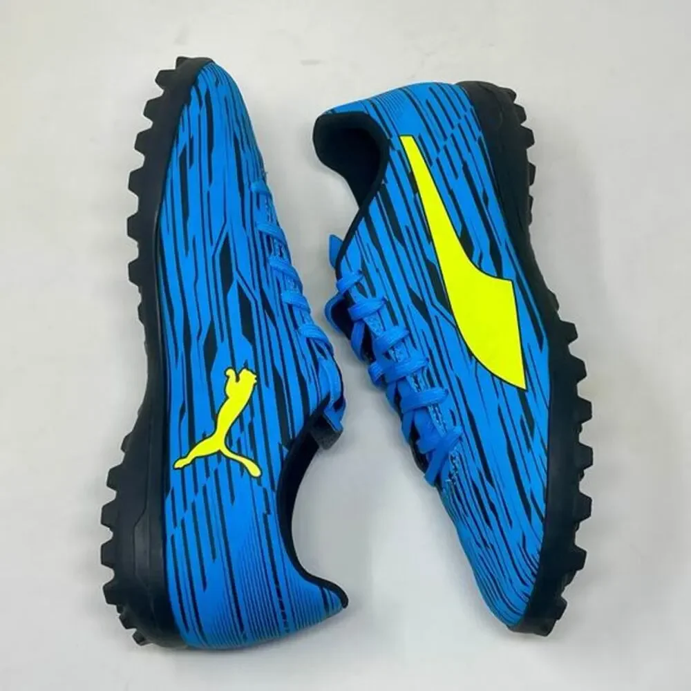 Puma Rapido III Rubber Soccer Cleats Men's 7 1/2 Ocean Dive‎ Blue I.2.2